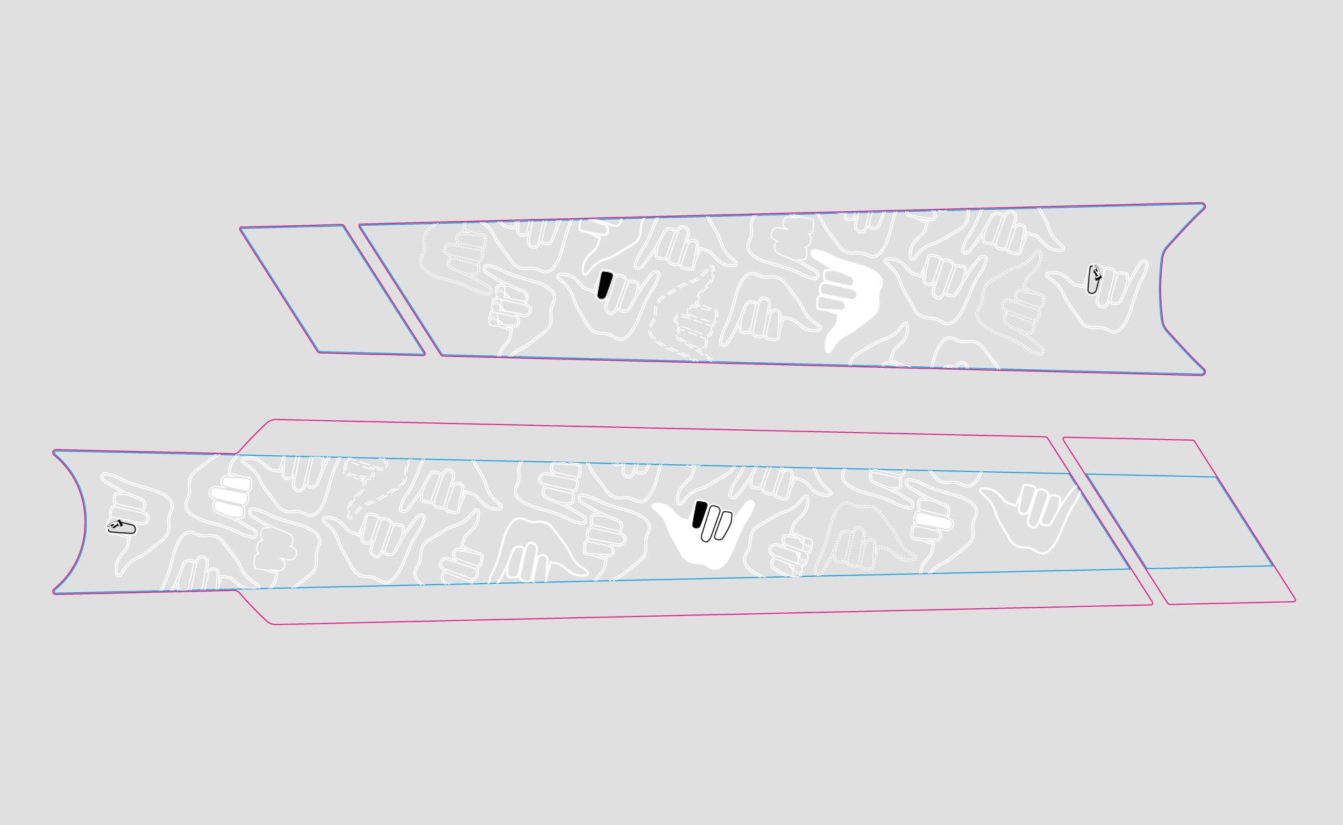 SCOR Ersatzteile | 4060 Frame Protector by Slicy HANGLOOSE WHITE